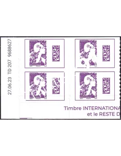 Coin daté du timbre adhésif n° 2360, collection timbres France