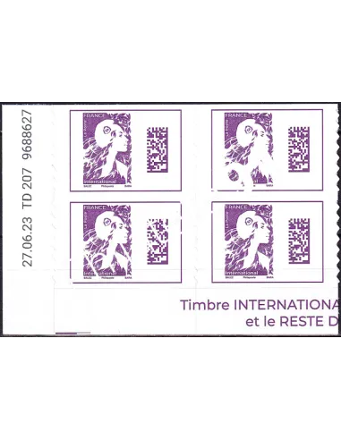 Coin daté du timbre adhésif n° 2360, collection timbres France