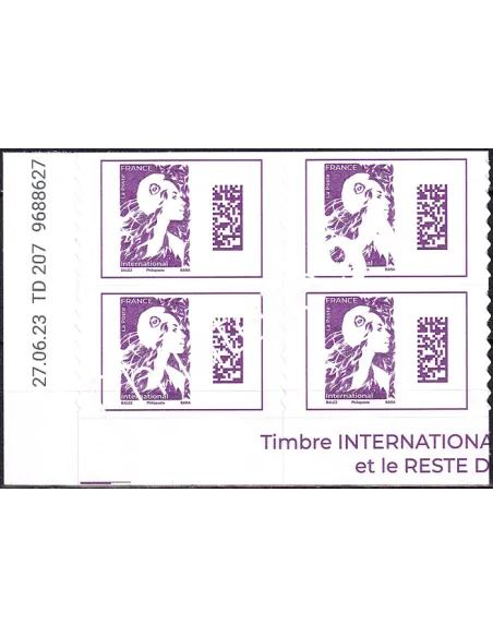 Coin daté du timbre adhésif n° 2360, collection timbres France