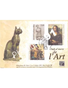 bloc-Feuillet n° 23 oblitéré, collection timbres France