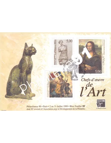 bloc-Feuillet n° 23 oblitéré, collection timbres France