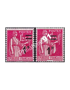 Variété sur timbre n° 483, collection timbres France