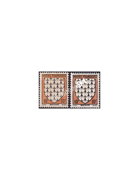 Variété sur timbre n° 573, collection timbres France