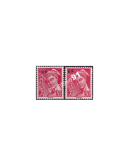Variété sur timbre n° 658, collection timbres France