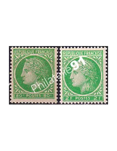 Variété sur timbre n° 675, collection timbres France