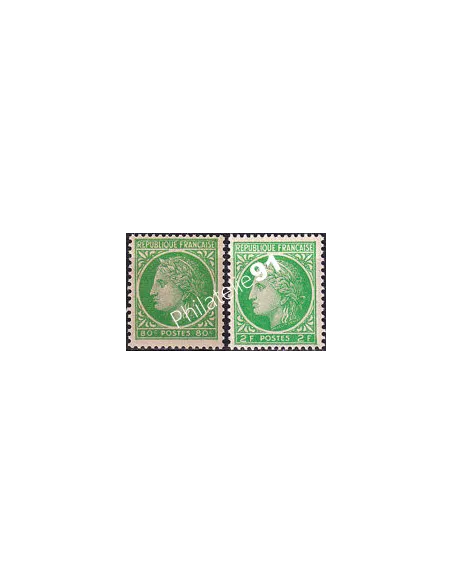 Variété sur timbre n° 675, collection timbres France