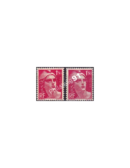 Variété sur timbre n° 712, collection timbres France