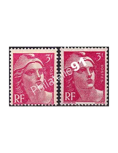 Variété sur timbre n° 716a, collection timbres France