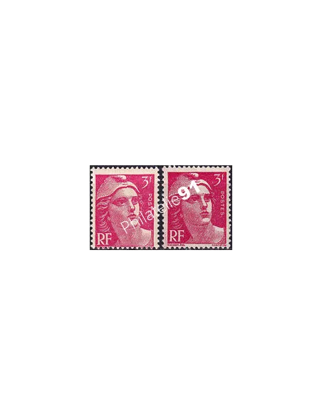 Variété sur timbre n° 716a, collection timbres France