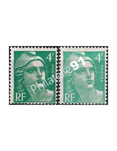 Variété sur timbre n° 807f, collection timbres France