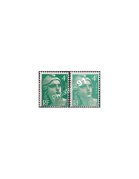 Variété sur timbre n° 807f, collection timbres France