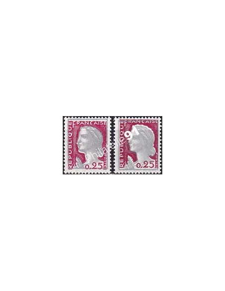 Variété sur timbre n° 1263, collection timbres France