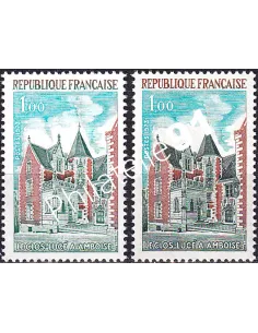 Variété sur timbre n° 1759, collection timbres France
