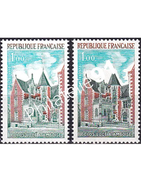 Variété sur timbre n° 1759, collection timbres France