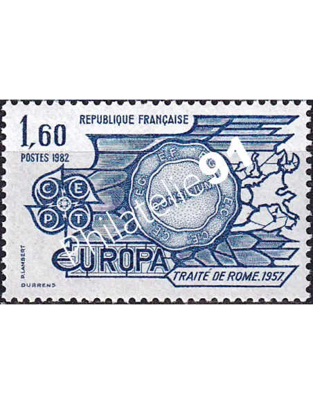 Variété sur timbre n° 2207a, collection timbres France