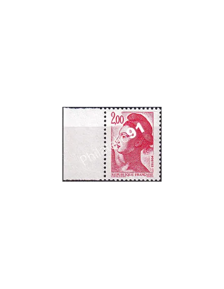 Variété sur timbre n° 2274g, collection timbres France
