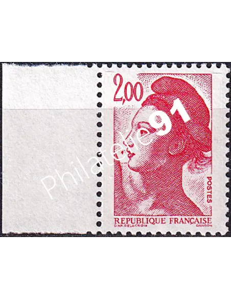 Variété sur timbre n° 2274g, collection timbres France