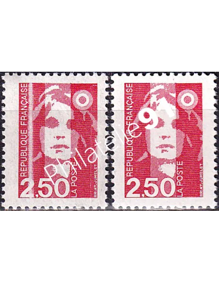 Variété sur timbre n° 2715, collection timbres France