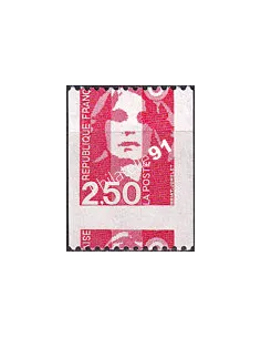 Variété sur timbre n° 2719k, issu de roulette, timbres France