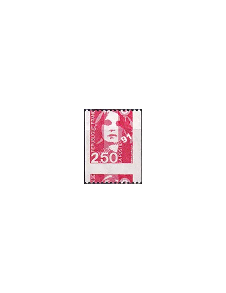 Variété sur timbre n° 2719k, issu de roulette, timbres France