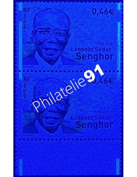 Variété sur paire de timbres n° 3537, collection timbres France