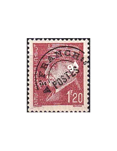 Variété sur timbre préoblitéré n° 85b, timbres France