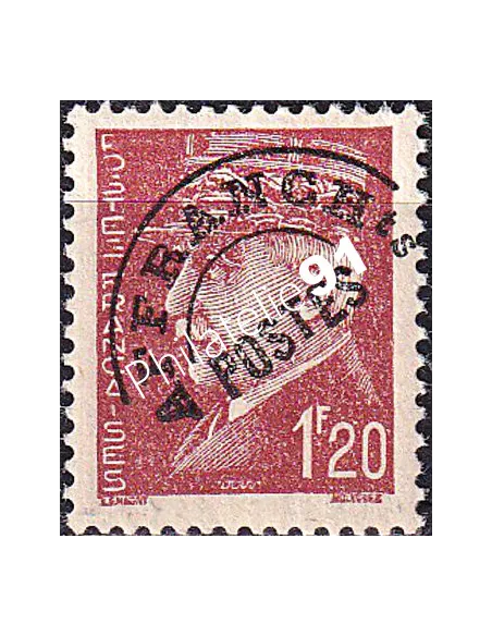 Variété sur timbre préoblitéré n° 85b, timbres France