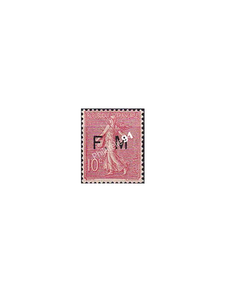 Variété sur timbre Franchise Militaire n° 4a, collection timbres France