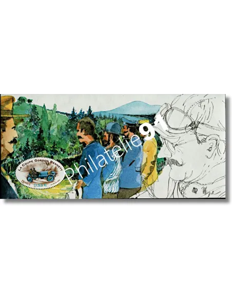 Bloc Souvenir n° 4,Gordon Bennett, collection Timbres France