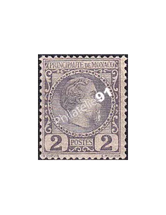 Monaco, n° 2 charnière, collection timbres Monaco
