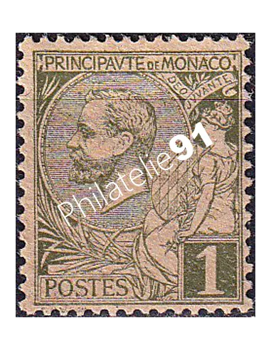 Monaco, n° 11d charnière, collection timbres Monaco