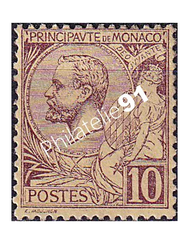 Monaco, n° 14 charnière, collection timbres Monaco