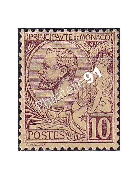 Monaco, n° 14 charnière, collection timbres Monaco