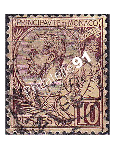 Monaco, n° 14 oblitéré, collection timbres Monaco