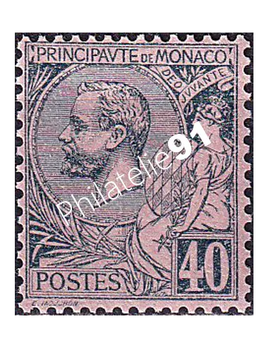 Monaco, n° 17 charnière, collection timbres Monaco