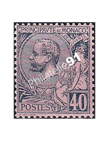Monaco, n° 17 charnière, collection timbres Monaco