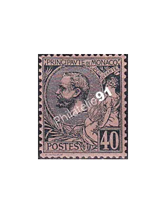 Monaco, n° 17b charnière, collection timbres Monaco