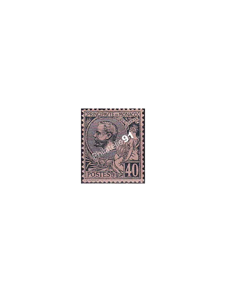 Monaco, n° 17b charnière, collection timbres Monaco