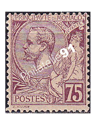 Monaco, n° 19 charnière, collection timbres Monaco