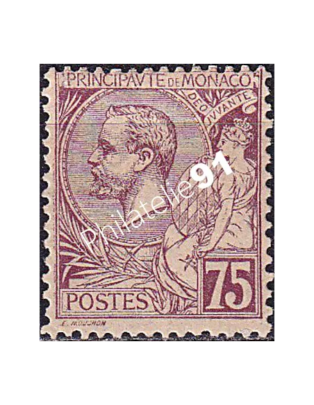 Monaco, n° 19 charnière, collection timbres Monaco