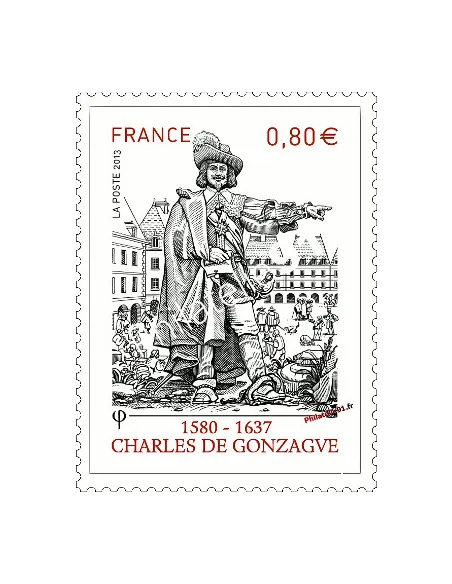 Timbre de France n° 4745. Charles de Gonzague