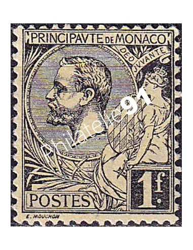 Monaco, n° 20a charnière, collection timbres Monaco