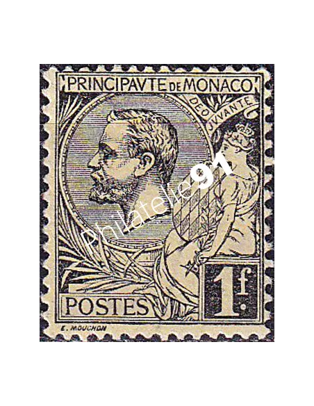 Monaco, n° 20a charnière, collection timbres Monaco