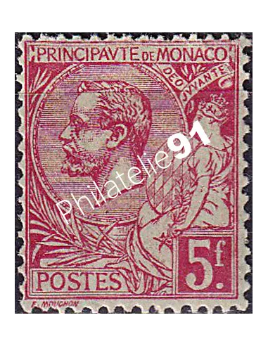 Monaco, n° 21 charnière, collection timbres Monaco