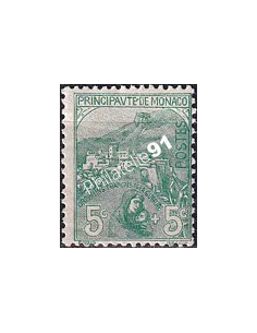 Monaco, n° 28 charnière, collection timbres Monaco