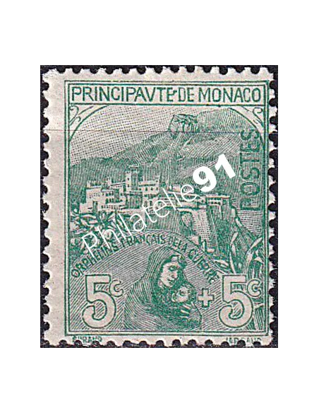 Monaco, n° 28 charnière, collection timbres Monaco