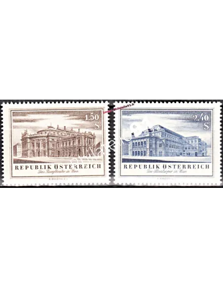 AUTRICHE - Timbres neufs  n°  853 et 854