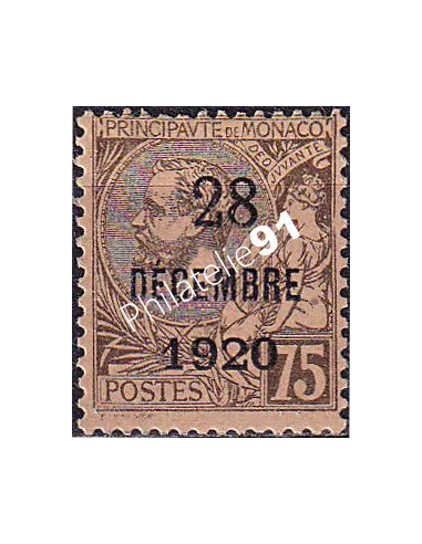 Monaco, n° 49 charnière, collection timbres Monaco