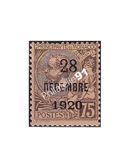 Monaco, n° 49 charnière, collection timbres Monaco