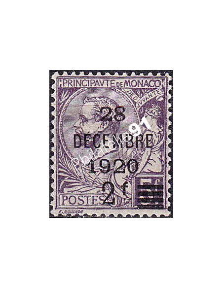 Monaco, n° 50 charnière, collection timbres Monaco